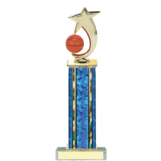 Trophies - #Basketball Shooting Star Spinner D Style Trophy